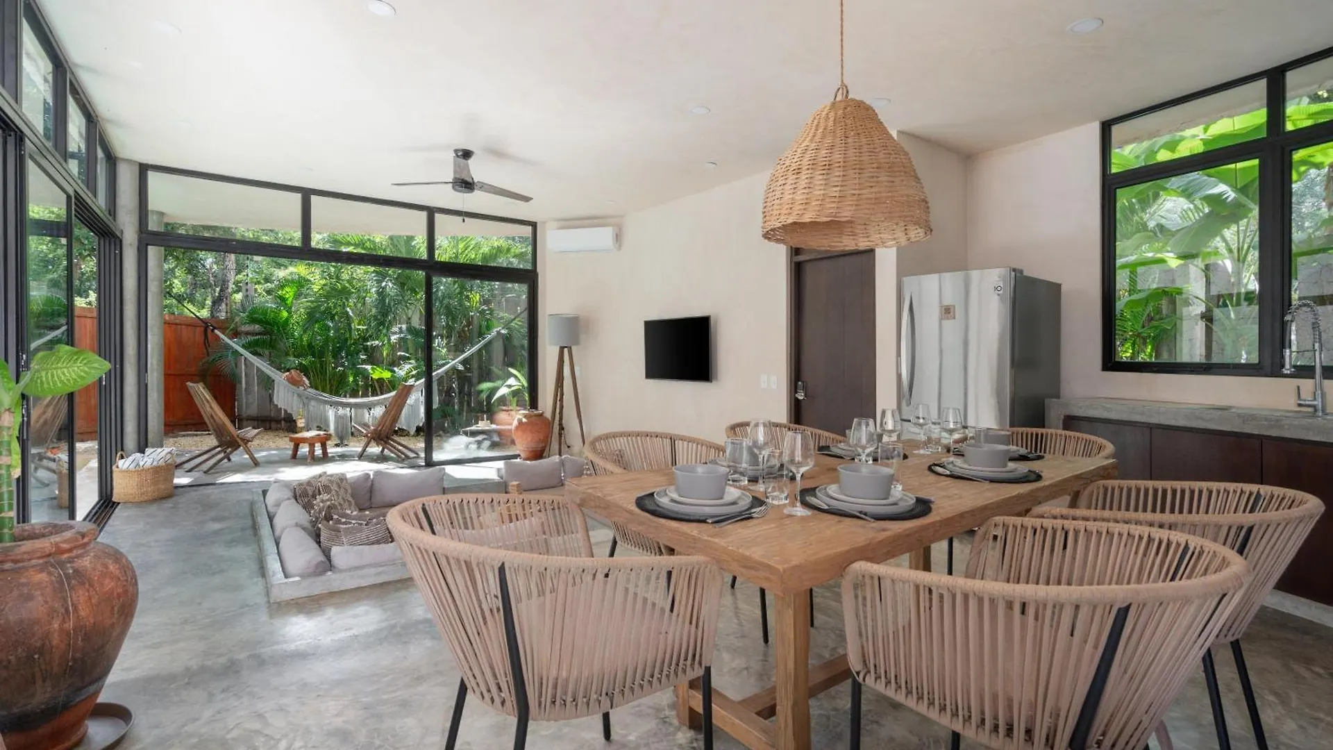 2 Tropical Bohemian Villas-2 Priv Pool-Bbq 3A-3B Tulum