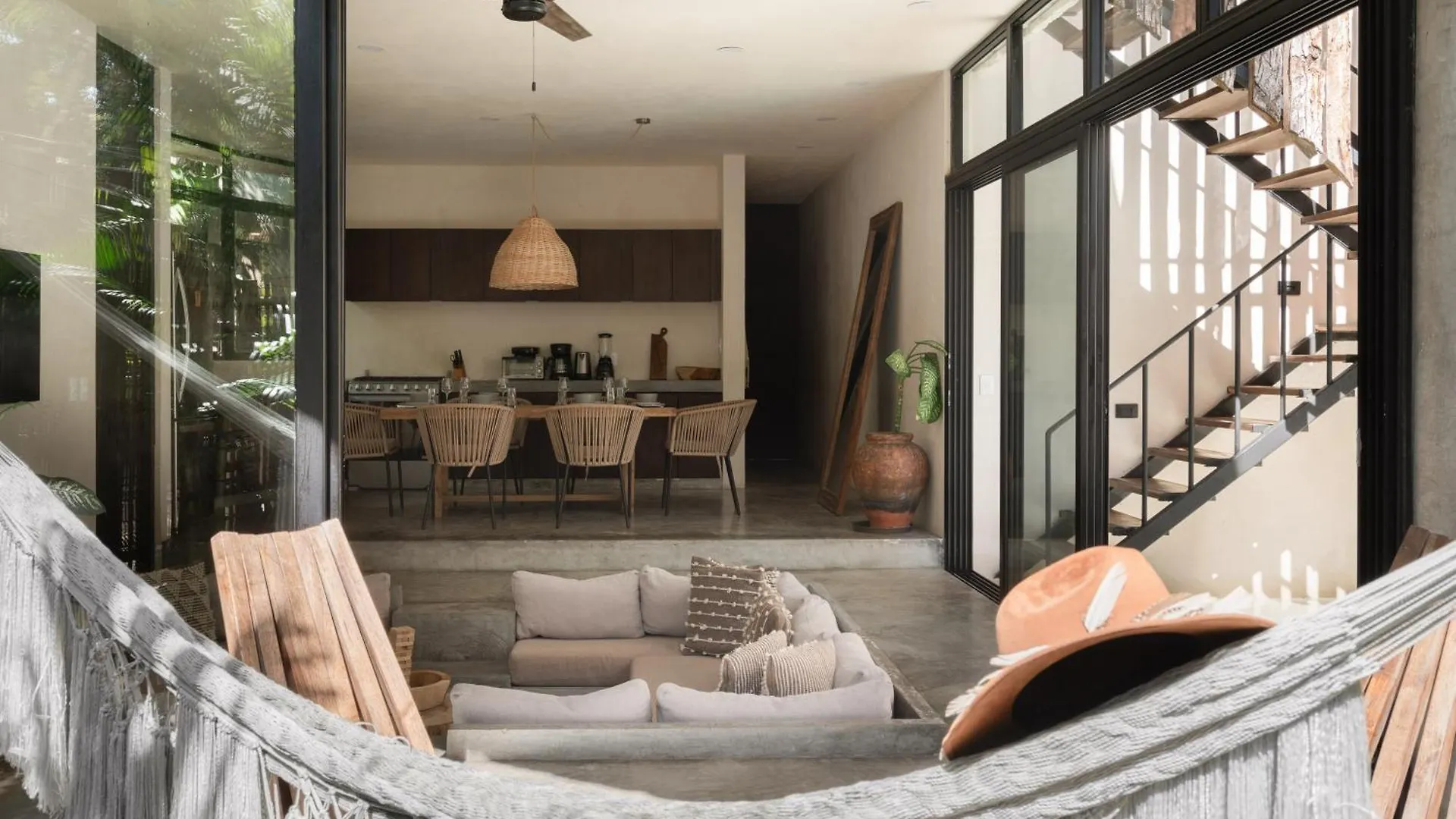 2 Tropical Bohemian Villas-2 Priv Pool-Bbq 3A-3B Tulum