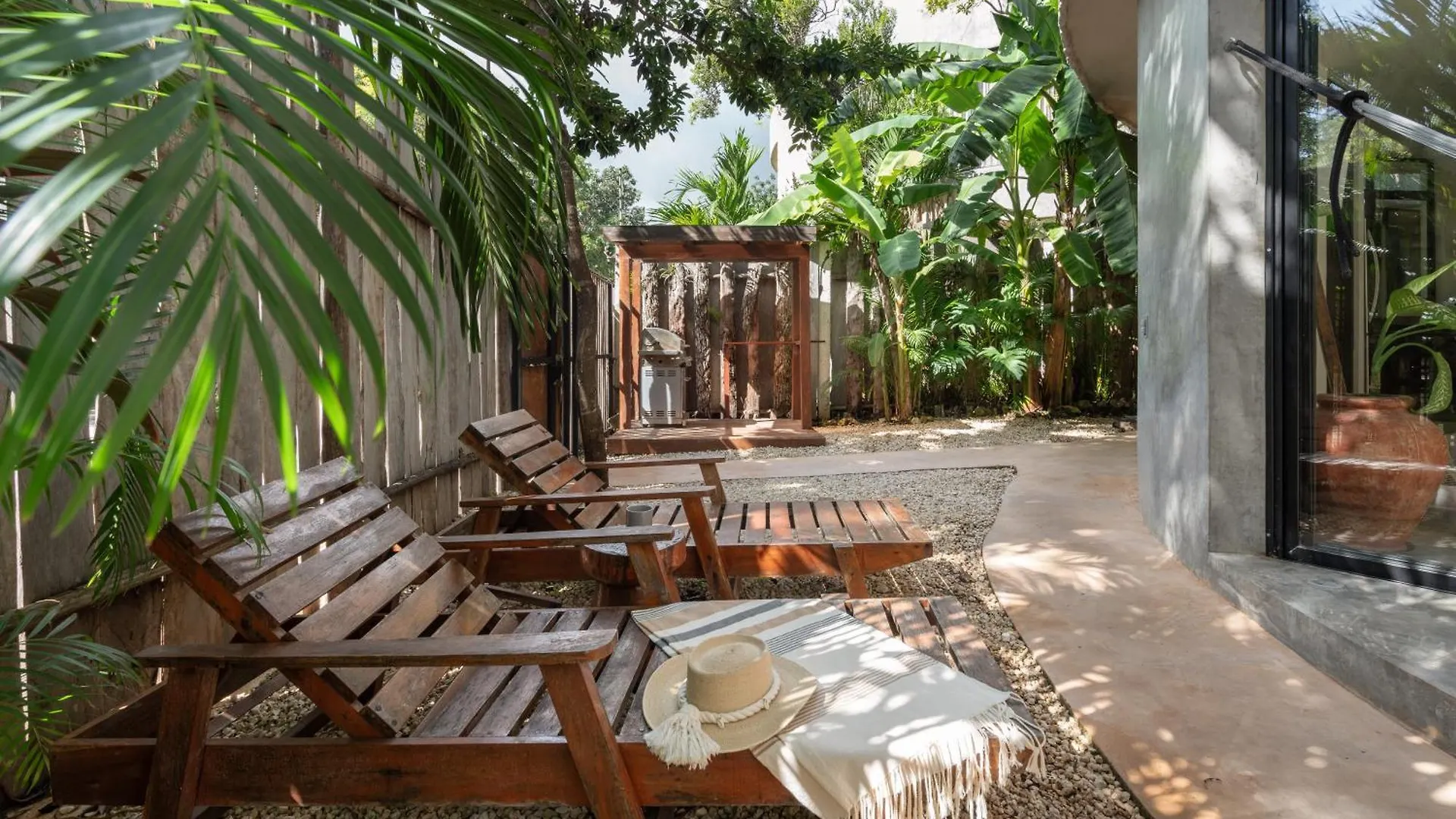 2 Tropical Bohemian Villas-2 Priv Pool-Bbq 3A-3B Tulum Meksyk