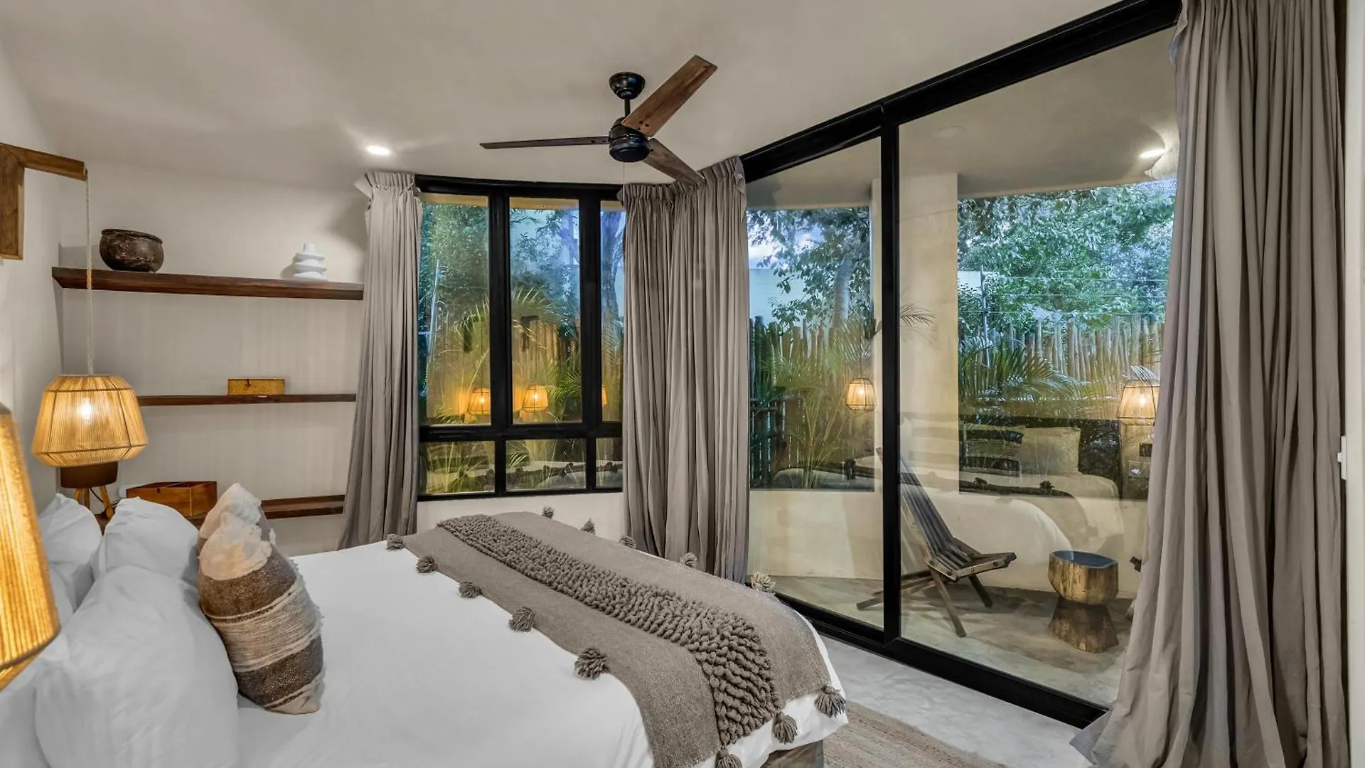 2 Tropical Bohemian Villas-2 Priv Pool-Bbq 3A-3B Tulum Willa