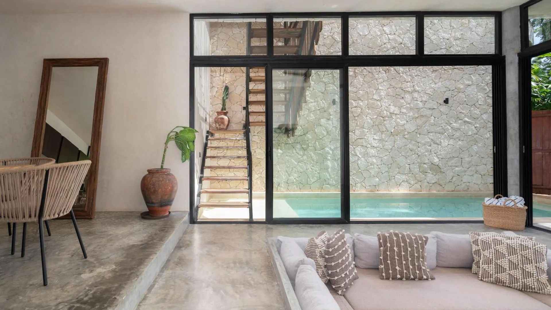 2 Tropical Bohemian Villas-2 Priv Pool-Bbq 3A-3B Tulum Willa