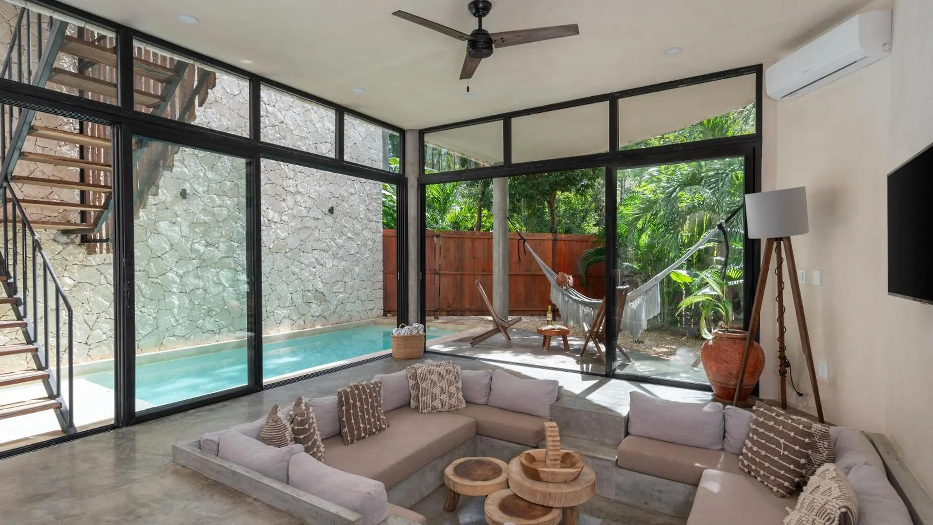 2 Tropical Bohemian Villas-2 Priv Pool-Bbq 3A-3B Tulum 0*,  Meksyk